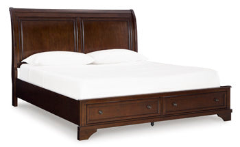 Ashley Furniture Trellington Sleigh Storage Bed - Thumbnail 3
