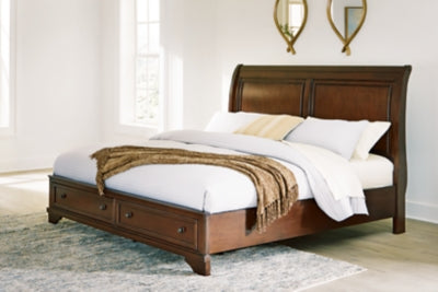 Ashley Furniture Trellington Sleigh Storage Bed - Thumbnail 5