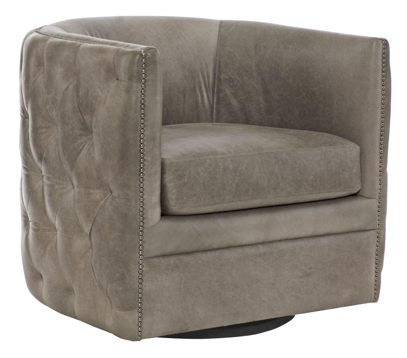 Upholstery Palazzo Leather Swivel Chair 212SLO