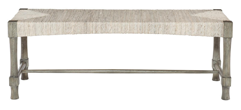 Interiors Palma Bench in Rustic Gray 369-508