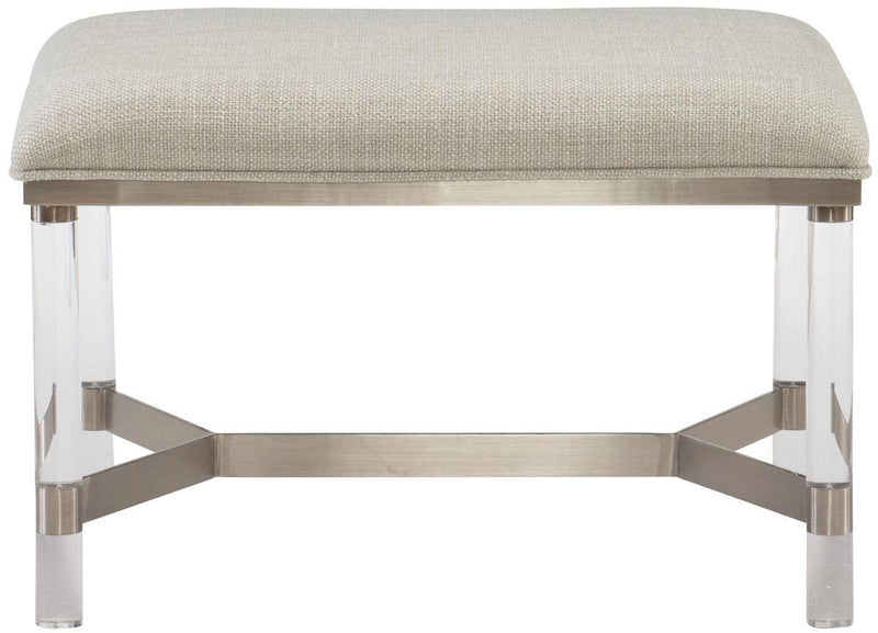 Interiors Cadiz Bench in Tarnished Nickel 375508