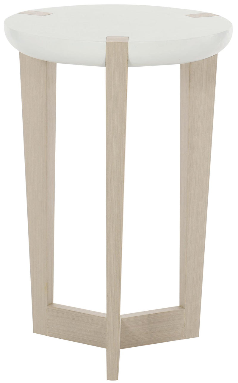 Axiom Chairside Table in Linear Gray 381-122