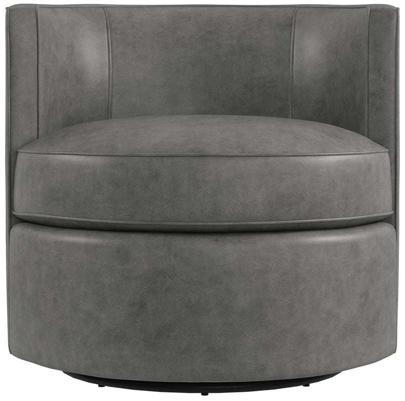 Upholstery Fleur Leather Swivel Chair 7113SL