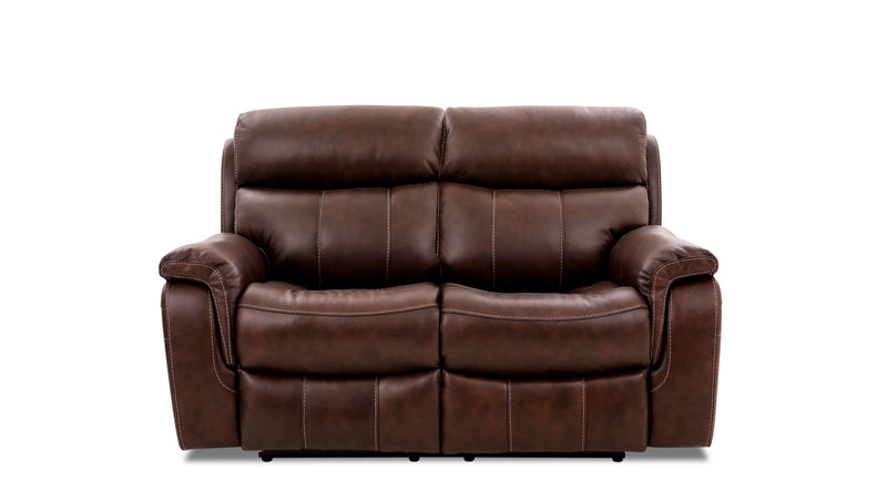 Cocoa Leather Power Reclining Sofa & Loveseat