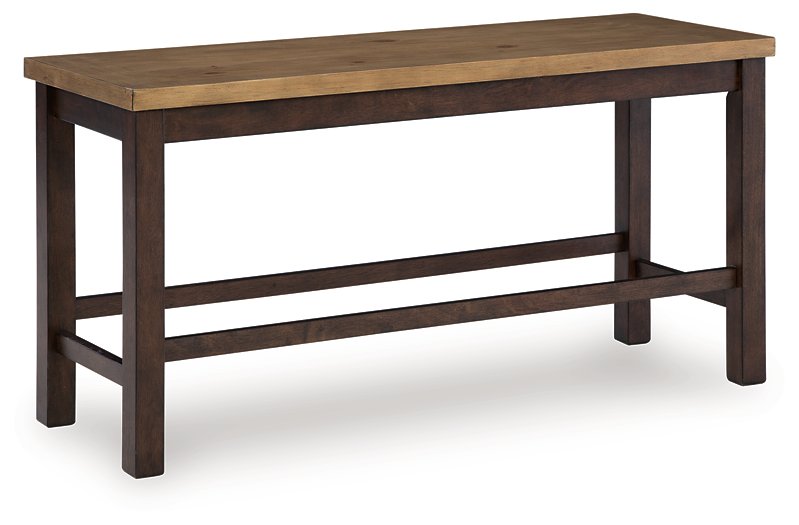 Rylandeen Counter Height Dining Bench - Thumbnail 3