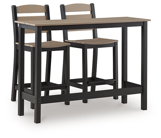 Ashley Furniture Shoreline Beach Outdoor Counter Table and Barstools