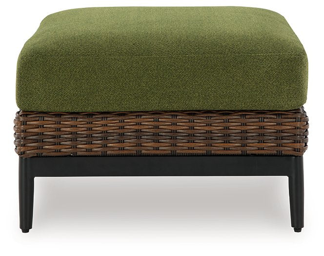Horizon Hall Outdoor Ottoman with Cushion - Thumbnail 4