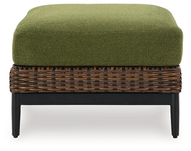 Horizon Hall Outdoor Ottoman with Cushion - Thumbnail 2