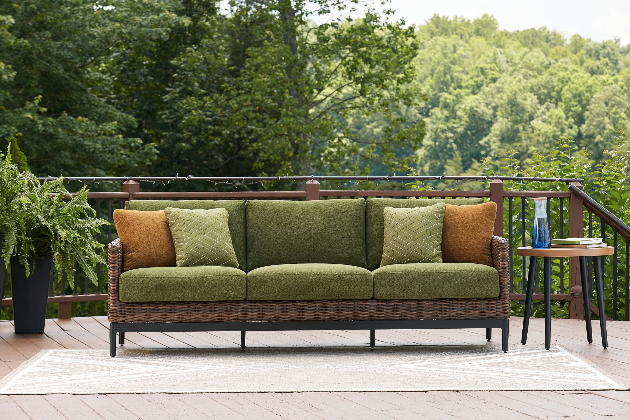 Horizon Hall Outdoor Sofa with Cushion - Thumbnail 2