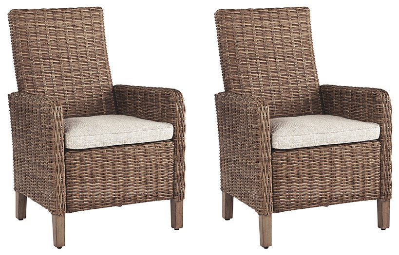 Beachcroft Outdoor Side Chair With Cushion (set of 2) - Thumbnail 2