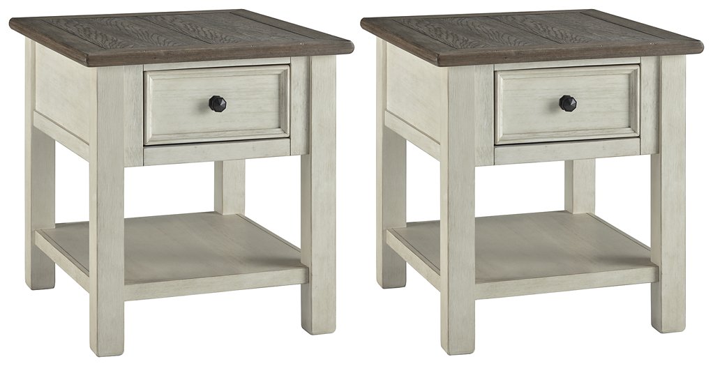 Bolanburg Two-Piece Chairside End Table Set