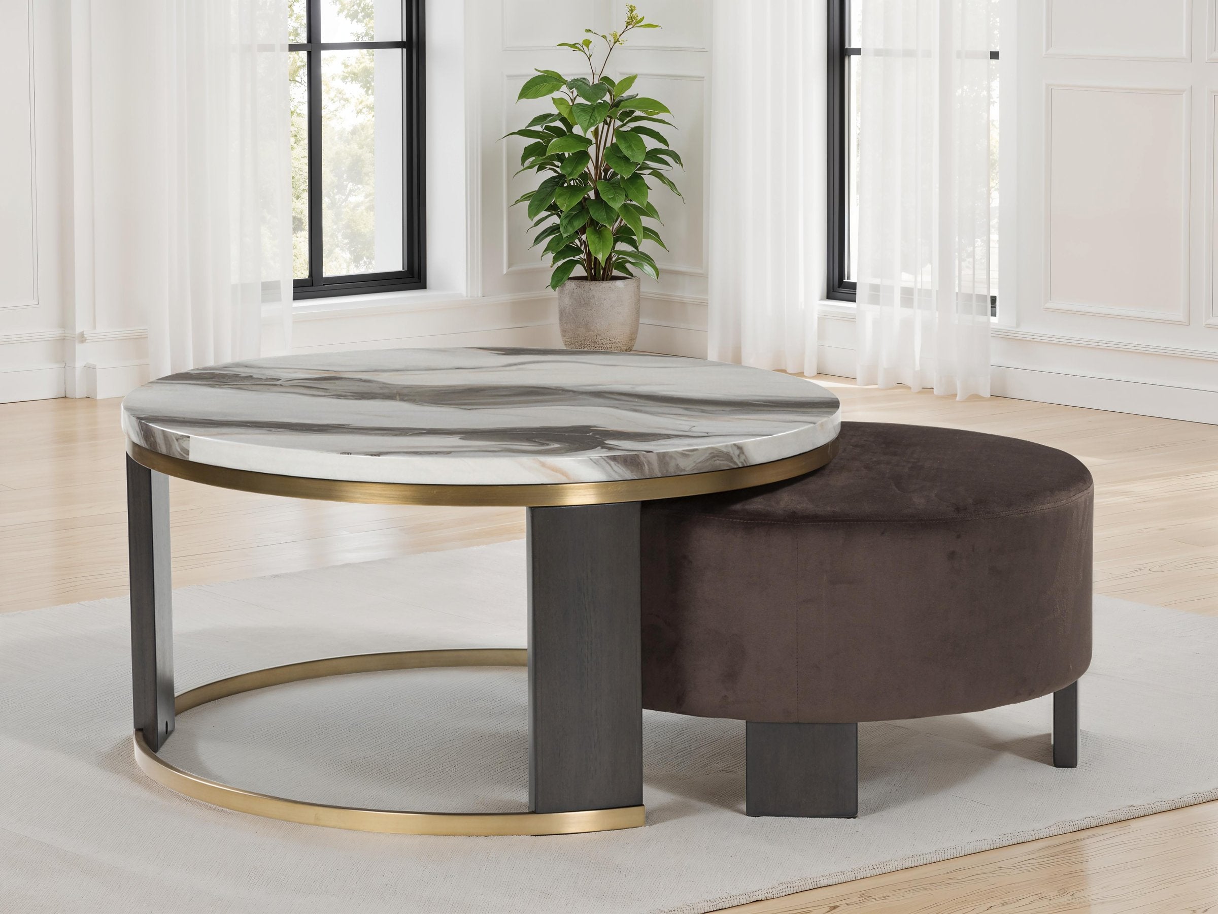 Ashley Furniture Jazmore Coffee Table - Thumbnail 2