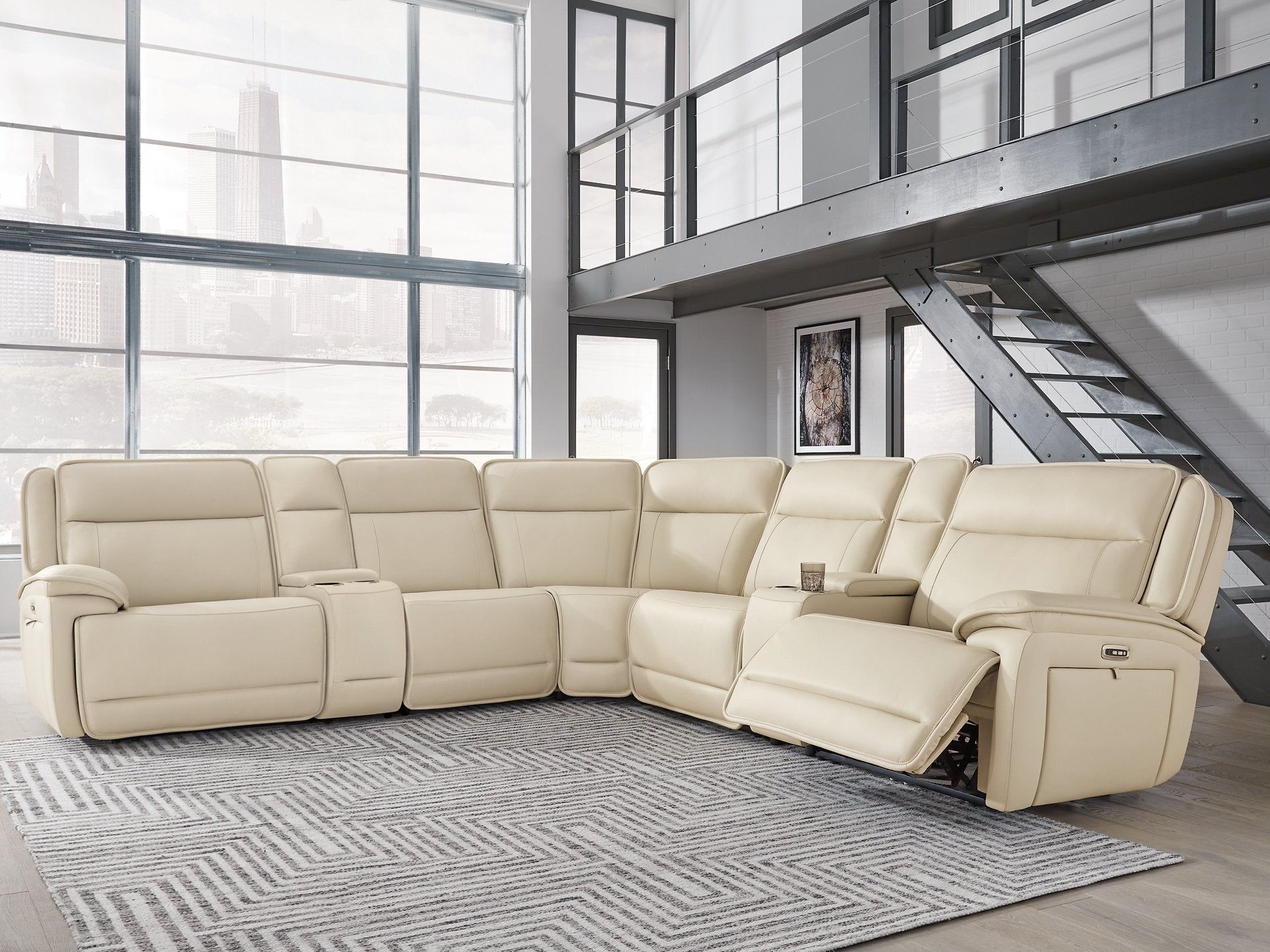 Ashley Furniture Reclining Sectional - Thumbnail 4