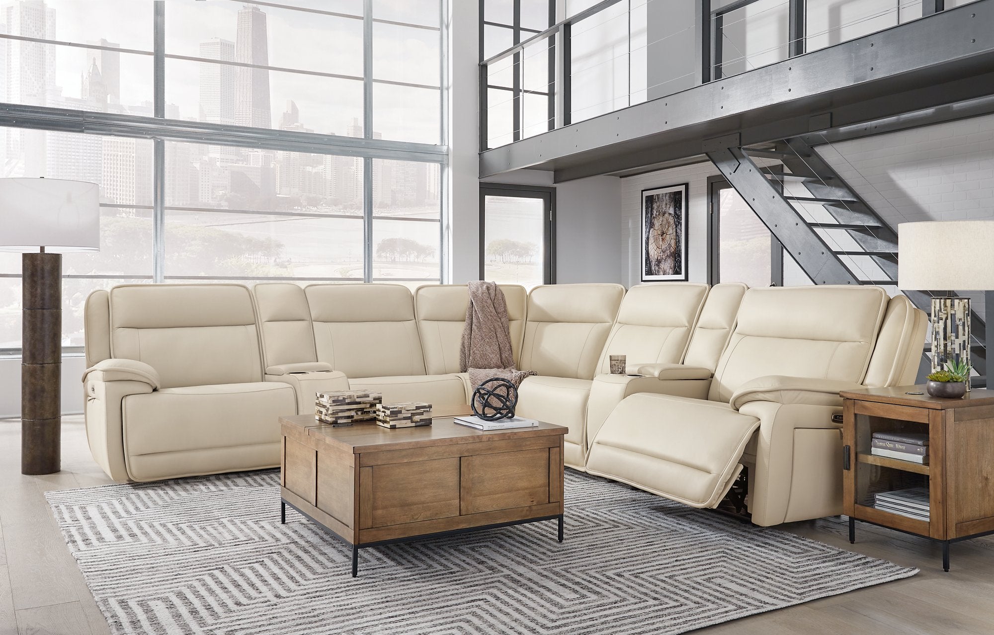 Ashley Furniture Reclining Sectional - Thumbnail 3