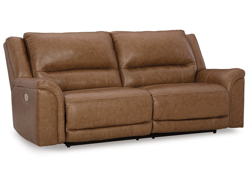 Ashley Trasimeno Dual Power Leather Reclining Sofa