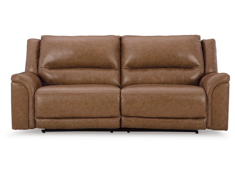 Ashley Trasimeno Dual Power Leather Reclining Sofa