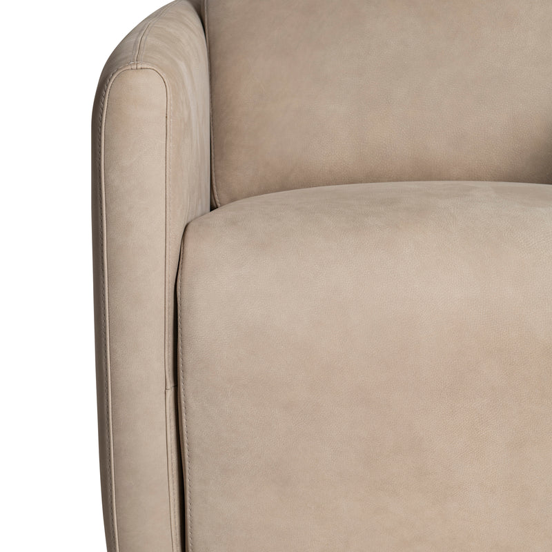 Livvy Leather Power Motion Swivel Chair