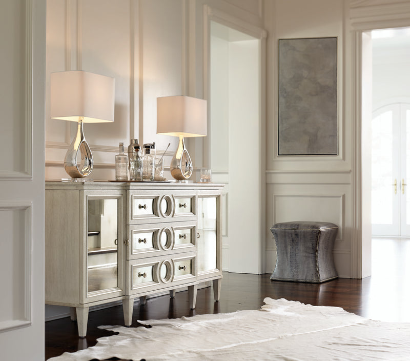 Roscoe Leather Ottoman