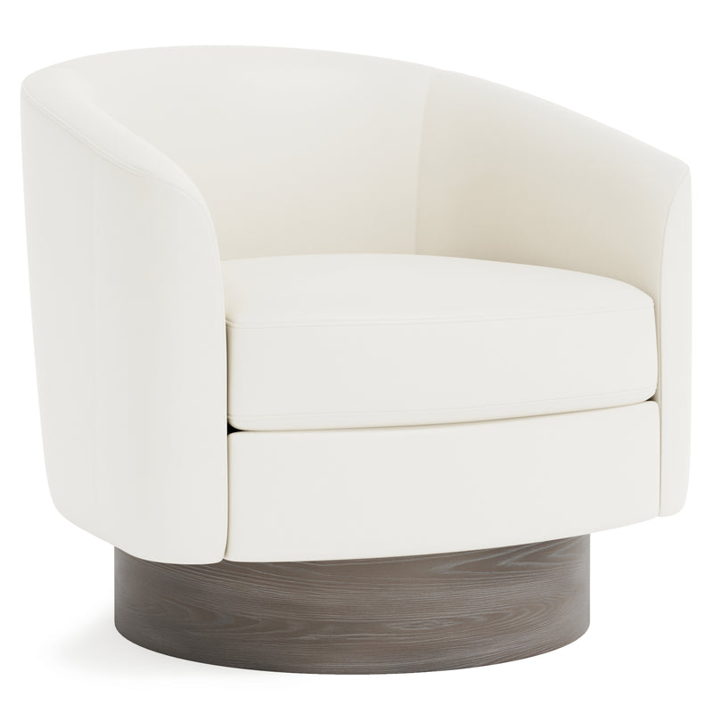 Camino Leather Swivel Chair