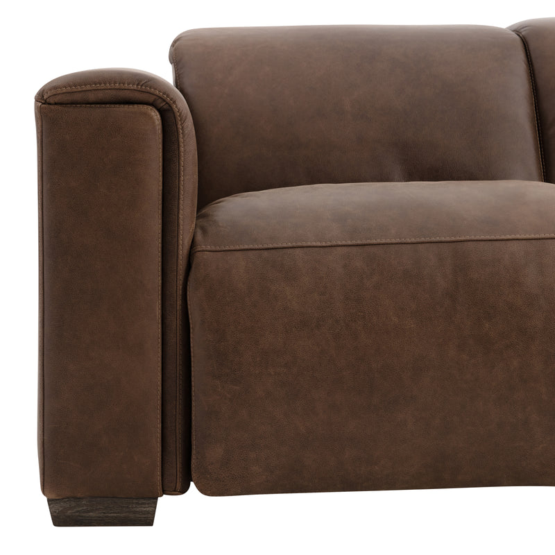 Billings Leather Power Motion Sofa
