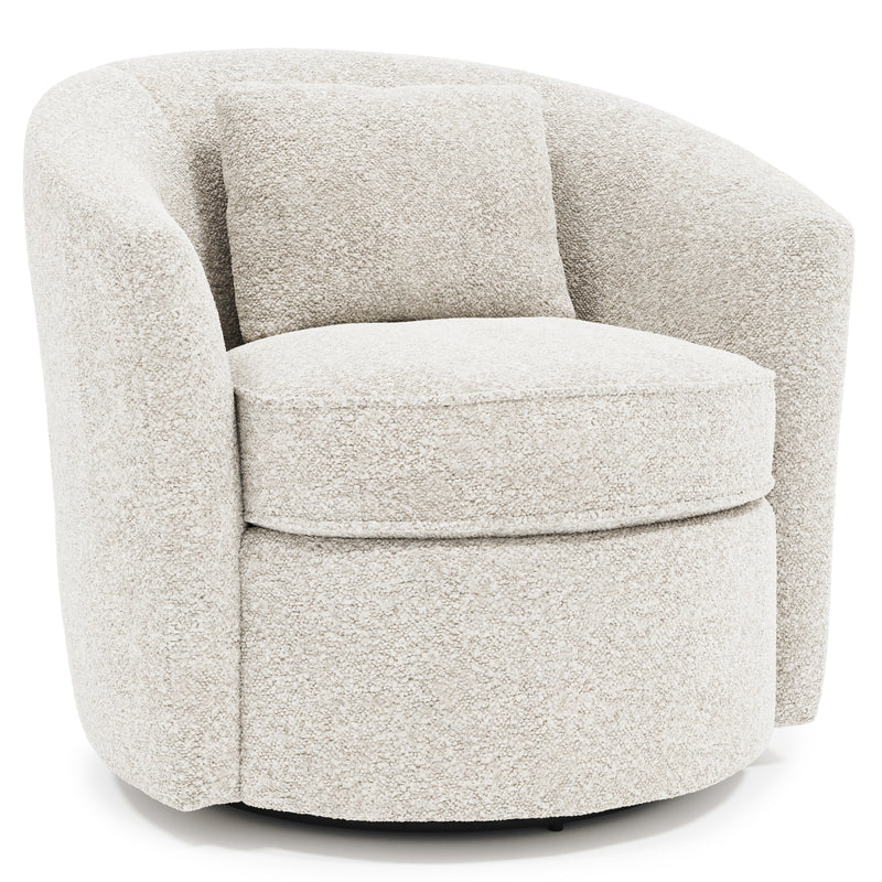 Elizabeth Fabric Swivel Chair