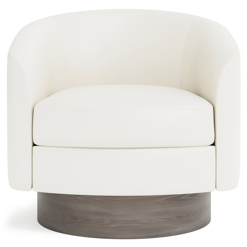 Camino Leather Swivel Chair