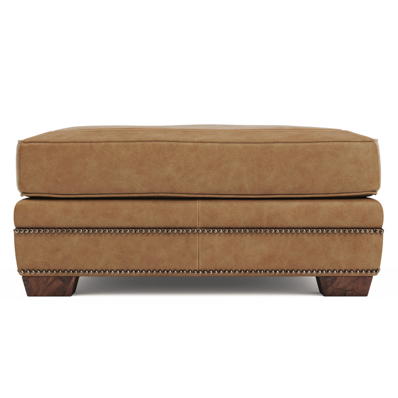 Grandview Leather Ottoman