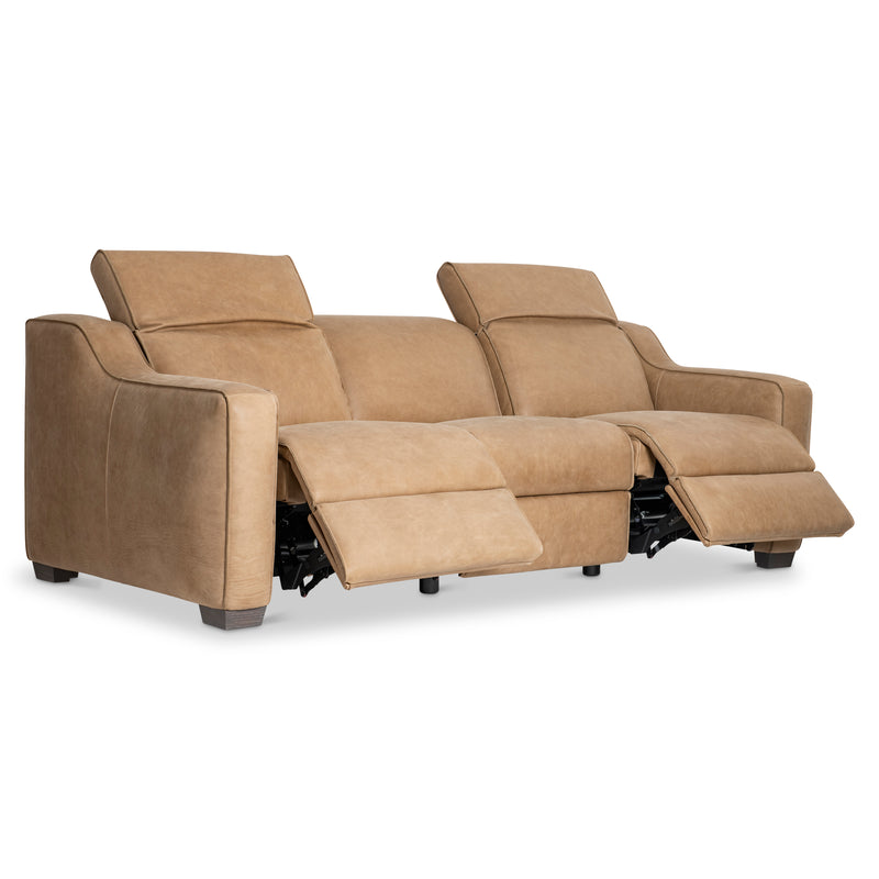 Flynn Leather Power Motion Sofa
