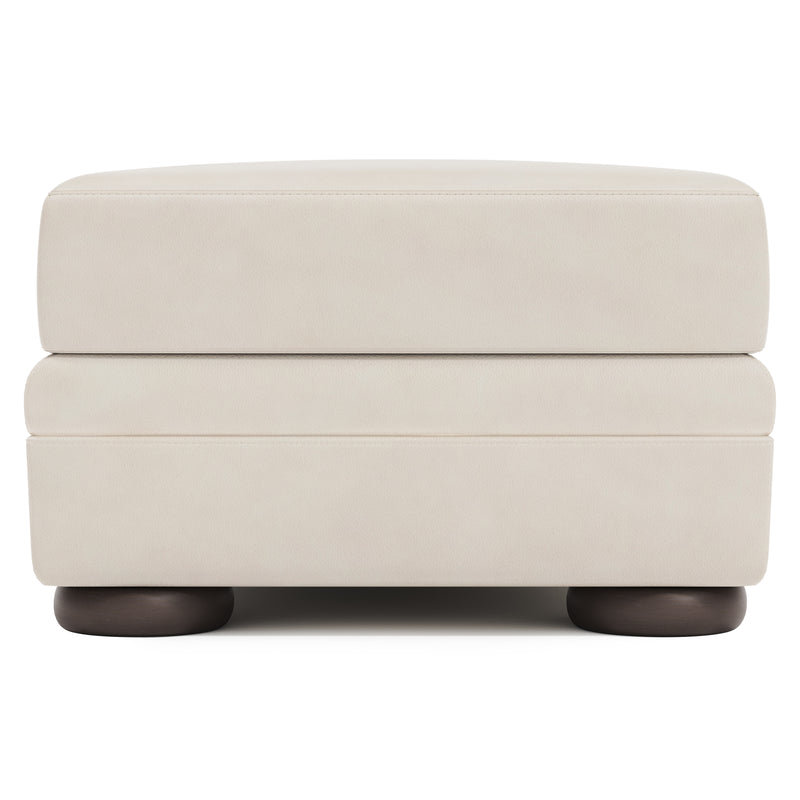 Harrison Leather Ottoman