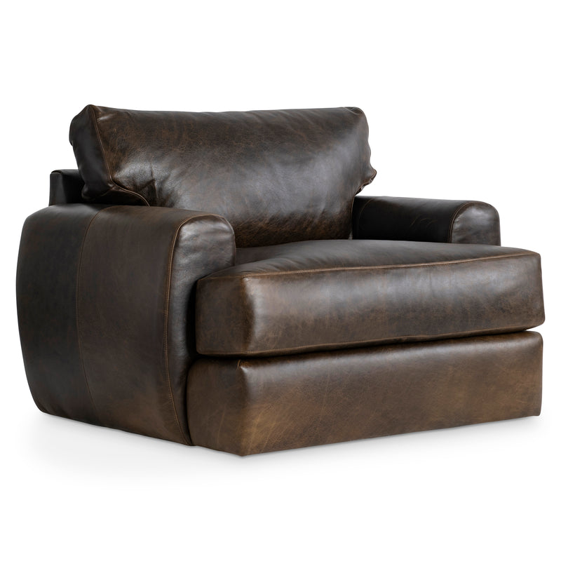 Cameron Leather Swivel Chair