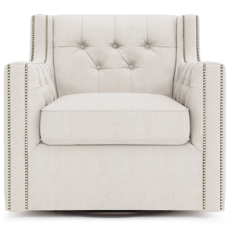 Candace Fabric Swivel Chair