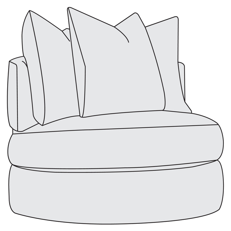 Colby Fabric Swivel Chair