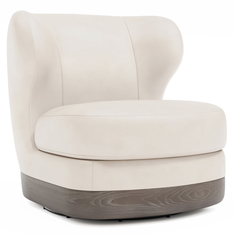 Beck Leather Swivel Chair