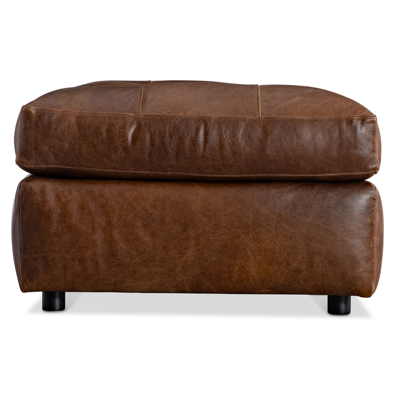 Nest Leather Ottoman