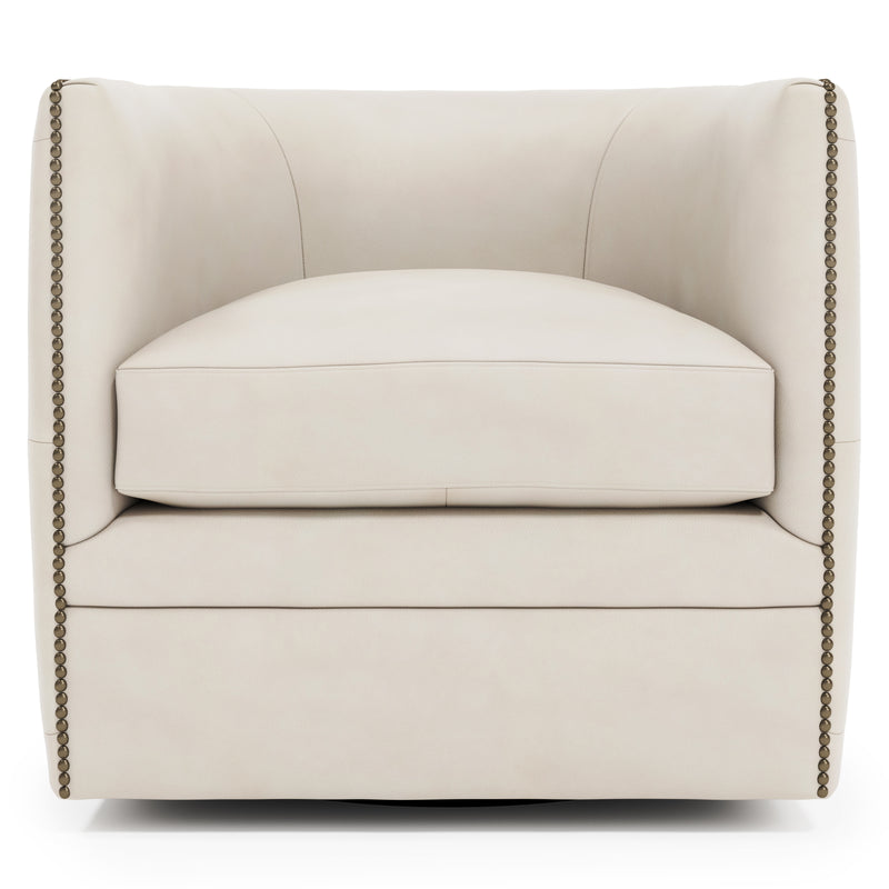 Palazzo Leather Swivel Chair