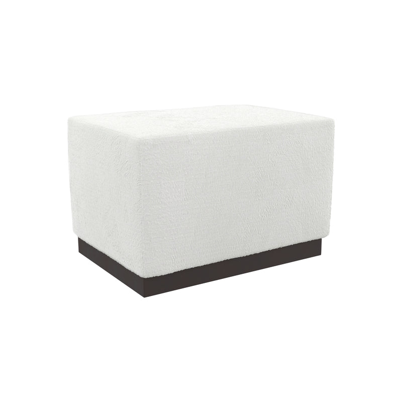Merino Fabric Cocktail Ottoman