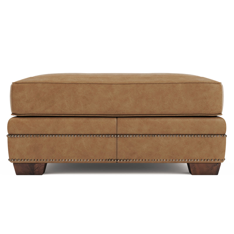 Grandview Leather Ottoman