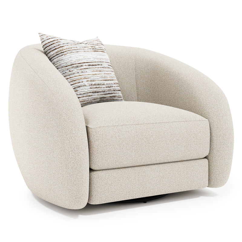Austen Fabric Swivel Chair
